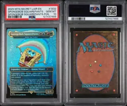 2025 MAGIC: THE GATHERING SECRET LAIR DROP #1932 SPONGEBOB SQUAREPANTS PSA 10 - Image 3