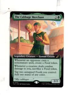MTG SkeenAB The Cabbage Merchant BORDERLESS from TLE. NM. - Image 1