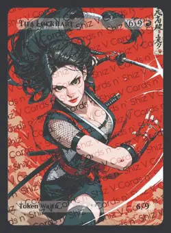 Tifa Lockhart, Waifu the Gathering, Custom Anime Final Fantasy Trading Card - Image 1