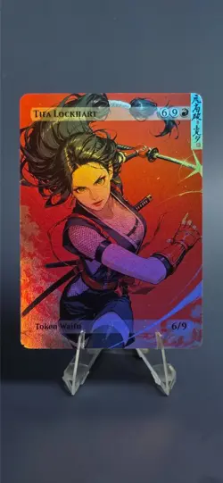 Tifa Lockhart, Waifu the Gathering, Custom Anime Final Fantasy Trading Card - Image 3