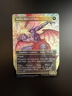 MTG Final Fantasy English Kefka, Court Mage Borderless 0322 Foil - Image 2