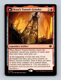 Brass's Tunnel-Grinder The Lost Caverns of Ixalan Non-Foil MTG NM - Image 1