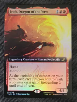 MTG Magic The Gathering -Iroh, Dragon of the West -R0194 -NM -Extended -FOIL! ?? - Image 1