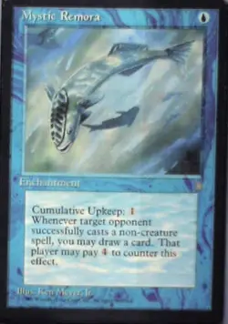 Mystic Remora - Ice Age: #87, Magic: The Gathering Nm R125 - Image 1