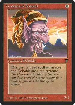 Crookshank Kobolds Legends HP MTG - Image 1
