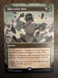 Obscuring Haze : MTG *Showcase* Avatar: Eternal #0313 / NM Pack Fresh - Image 1