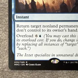 Cyclonic Rift - Modern Masters 2017 (MM3) #35 Non-Foil LP MTG Rare Instant - Image 4
