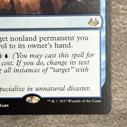 Cyclonic Rift - Modern Masters 2017 (MM3) #35 Non-Foil LP MTG Rare Instant - Image 5
