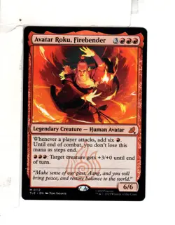 MTG SkeenAB Avatar Roku Firebender from TLE. NM. - Image 1