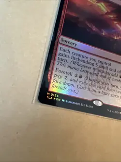 MTG Sozin’s Comet TLA 0154 M NM FOIL - Image 3