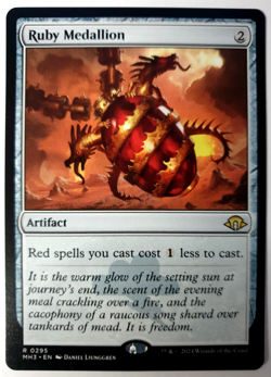 Ruby Medallion - MTG Modern Horizons 3 - Rare - 0295 NM - Image 1