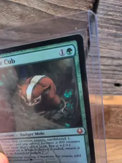 MTG Magic the Gathering Badgermole Cub Avatar The Last Airbender NM New - Image 4