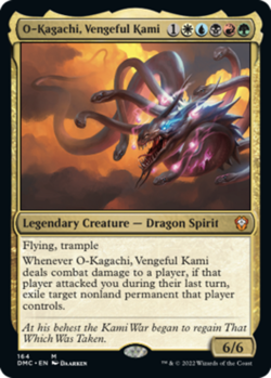1x O-Kagachi, Vengeful Kami NM-Mint, English Commander: Dominaria United MTG Mag - Image 1