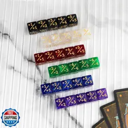 42 Pieces MTG Dice Counters 12mm Abilities Keywords Reversible Metal Tokens C - Image 3