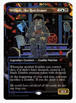 Wilhelt, The Rotcleaver #2285 (Rainbow Foil) (NM) Secret Lair SLD MTG - Image 1