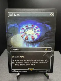 MTG Secret Lair Drop Iron Man Sol Ring Borderless Regular NM! - Image 1