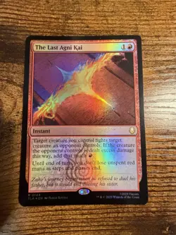MTG Magic The Gathering Avatar The Last Agni Kai Foil! - Image 1