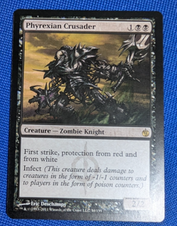 Phyrexian Crusader, Mirrodin Beseiged, Magic the Gathering, MTG - Image 1