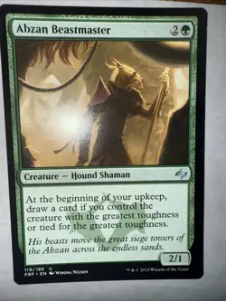 Fate Reforged Abzan Beastmaster MTG Magic the Gathering NM - Image 1