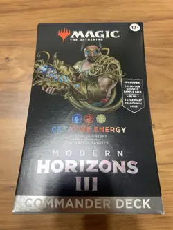 Magic The Gathering Creative Energy Commander Deck Modern Horizons III - Image 1