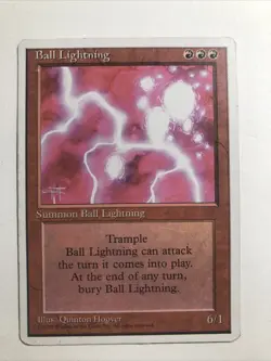 Ball Lightning - Fourth Edition 1997 MP (Check Pics) MTG TCG - Image 1