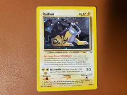 Raikou Neo Revelation Holo Card 13/64 Unlimited Rare German MP Pokemon TCG - Image 1