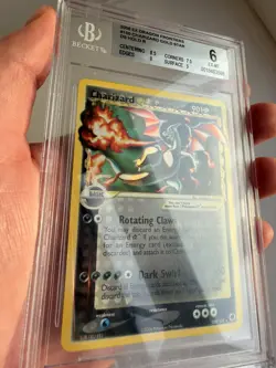 BGS Beckett 6 Gold Star Charizard Ex Dragon Frontiers (not PSA) 100/101 Pokemon - Image 3