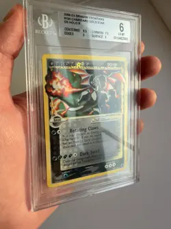 BGS Beckett 6 Gold Star Charizard Ex Dragon Frontiers (not PSA) 100/101 Pokemon - Image 4