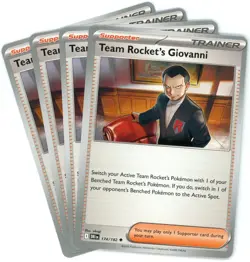 x4 Team Rocket's Giovanni - 174/182 - Destined Rivals - NM/M - Pokemon English - Image 1