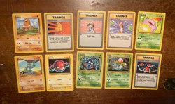10 VINTAGE Pokemon Cards from Various Classic Sets!! - Image 1