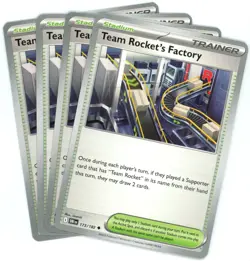 x4 Team Rocket's Factory - 173/182 - Destined Rivals - NM/M - Pokemon English - Image 1
