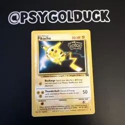 Pokemon TCG Pikachu Wizards Black Star Promos 4 - Image 1
