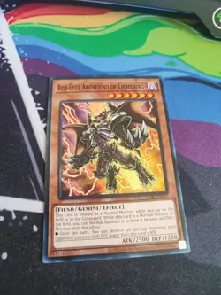 Red-Eyes Archfiend of Lightning LDK2-ENJ03 1st Edition LP Light Play Yu-Gi-Oh! - Image 1
