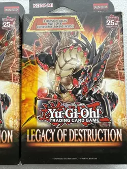 YuGiOh! Legacy of Destruction English Edition Booster Box 3 Booster Packs x2 - Image 2