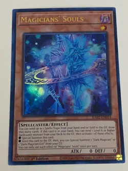 Yugioh Magicians' Souls x 3 - 1st Edition Ultra Rare NM - Free Holo - Image 3