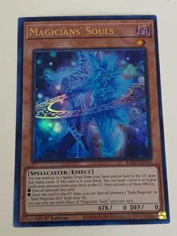 Yugioh Magicians' Souls x 3 - 1st Edition Ultra Rare NM - Free Holo - Image 4