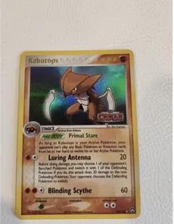Kabutops 10/108 Power Keepers Stamped Reverse Holo Pokemon TCG Card NEAR MINT NM - Image 1