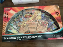 Pokemon TCG: Blaziken ex & Volcanion ex Premium Collection Cards 2025 NEW Sealed - Image 1