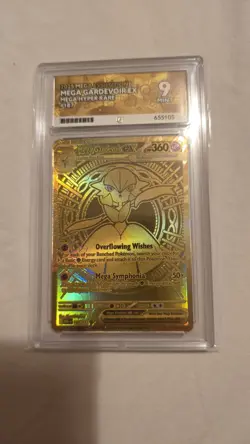 Mega Gardevoir Ex 187/132 Mega Evolutions Pokemon Card Graded Ace 9 English - Image 1