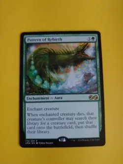 Pattern of Rebith. UMA enchantment aura Magic the Gathering Card. - Image 2