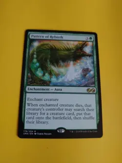 Pattern of Rebith. UMA enchantment aura Magic the Gathering Card. - Image 3