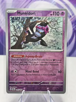 Munkidori 095/167 SV06: Twilight Masquerade Reverse Holo Rare Pokemon Card - Image 1