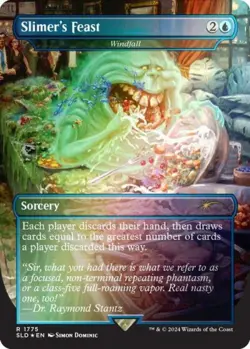 Slimer's Feast - Windfall (Rainbow Foil) -Foil Near Mint MTG Secret Lair - Image 1
