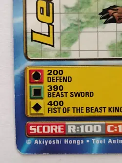 BO-03 Leomon Digimon Card Digi-Battle Series 1 1999 Bandai - Good condition - Image 2