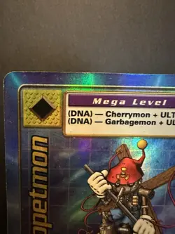 Puppetmon Card Bo-96 | Mega Level Digimon | Holo Foil | Bandai 1999 - Vintage MP - Image 2