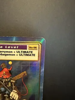 Puppetmon Card Bo-96 | Mega Level Digimon | Holo Foil | Bandai 1999 - Vintage MP - Image 3