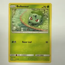 Pokemon TCG Card - Bulbasaur - Shining Legends - 1/73 - MINT - Image 1