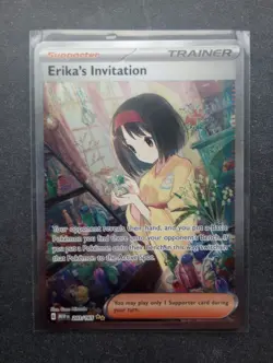 Pokemon TCG SV Scarlet & Violet 151 Erika's Invitation Card #203/165 Ultra Rare - Image 1