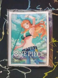 Nami 10 Pack Card Sleeves Official Sleeves One Piece Card Game - Image 1