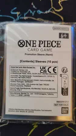 Nami 10 Pack Card Sleeves Official Sleeves One Piece Card Game - Image 2